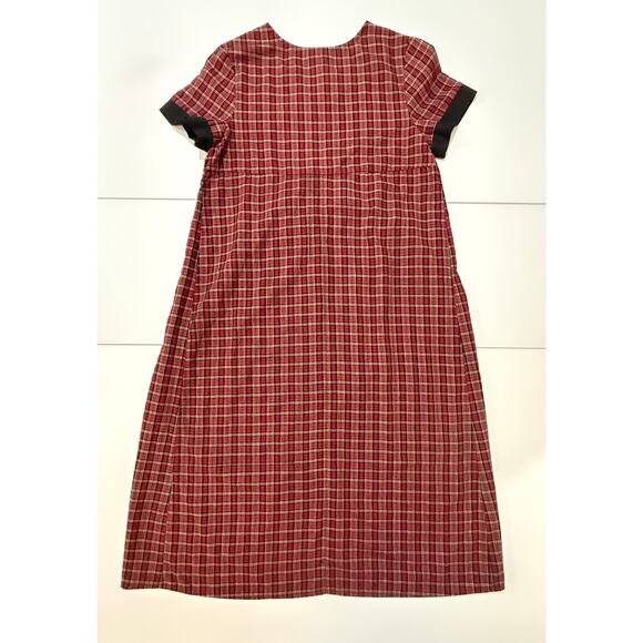 Amy Byer California Dress Red Black & Plaid with Black Trim Girls Size 16 (09) - Picture 7 of 9